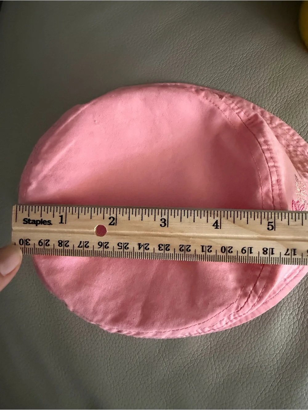 Tommy Hilfiger Coral Pink Bucket Hat 3M-12M